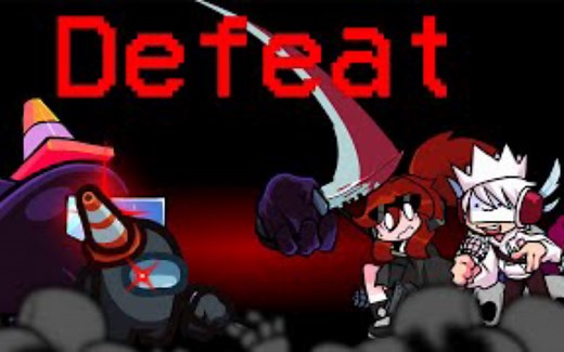 ［神曲·混制］“危险 2023”FNF Defeat 2023 Remastered, But it's Black Impostor Vs. Tactie