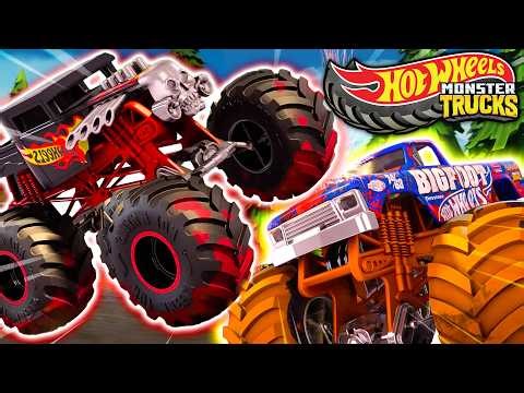 ¡Videos SÚPER ÉPICOS de MONSTER TRUCKS! | Hot Wheels Monster Trucks | Compilación