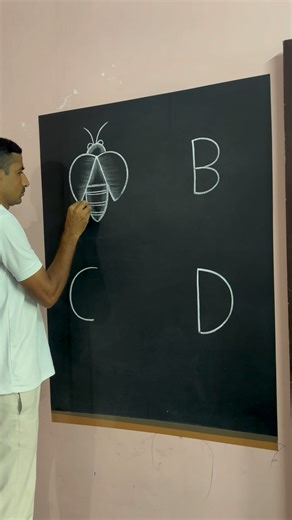 Learn to draw ABCD letter step by step ||🦋🤔🙄|| #abcdchallenge #artwork #painter #viralvideochallenge | Artist Naresh kumar