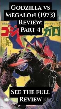 Godzilla vs Megalon (1973) Review: Part 4 #godzilla #showera #movierecap #megalon #jetjaguar