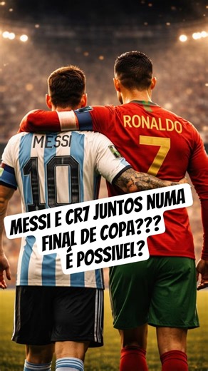 Messi and Cristiano together in the final #football #shorts #futebol