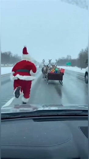 “So THIS is why my package is delayed… 📦🤔 Run Santa, Run! 🎅🏃‍♂️💨”