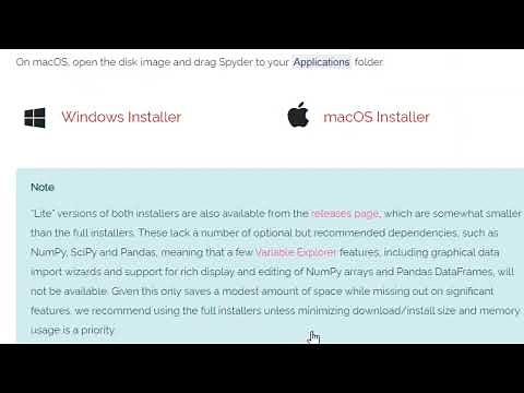 Installing Spyder IDE for Python, by Dr. A