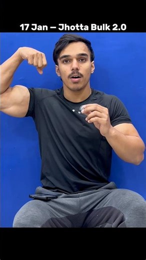 How to Gain Weight Fast for Skinny Guys (Jhotta Bulk 2.0) 🦬 #jhotta #jhottabulk2.0 #bulking #fit