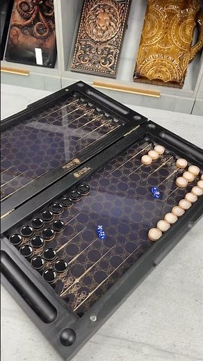 Custom Game Board That Looks Insane #craftsmanship #backgammon