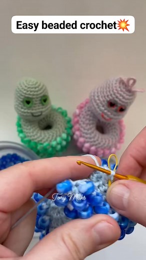 15K views · 270 reactions | The process of giving birth to a new toy 殺 Easy beaded crochet technique #fbreelsfypシ゚viralfbreelsfypシ゚viral #easyquicklytoys #caterpillar #crocheting #crochetaddict #freecrochetpatterns #beadedcrochet #ponybeads #beadcrochet #crochetteacher #easycrochet #crochet #fbreelsfypシ゚viralシ #trendingreelsvideo #diytoys #crochettoys #amigurumi | Tory Maks | Facebook