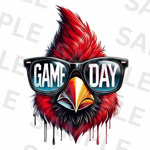 Game Day Cardinal Png, Sublimation Design, Red Cardinal Mascot Png, Mascot Png, Sport Png, T-shirt Design, Instant Digital Download Png, DTF - Etsy
