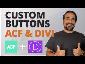 Custom DIVI BUTTONS with Advanced Custom Fields ACF, the Link Field and the DIVI Theme builder.