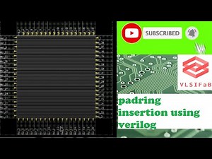 PAD INSERTION USING VERILOG | INNOVUS | VLSI | ASIC DESIGN | PHYSICAL DESIGN | VLSIFaB