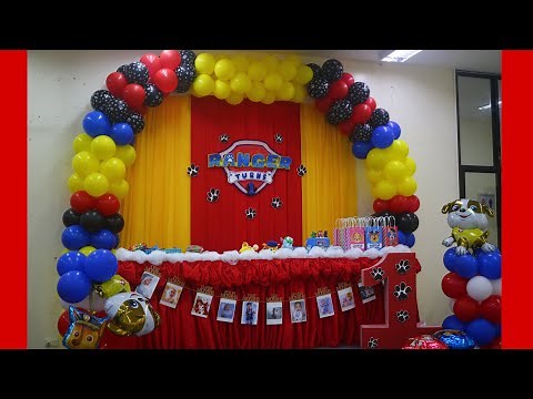 Paw Patrol Birthday Party Theme ideas