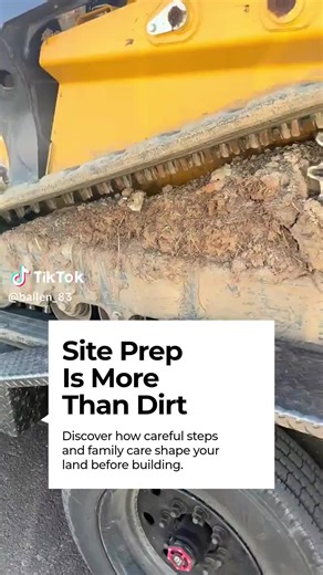 What does site preparation really involve? It's more than just dirt and machines. Here's a behind-the-scenes look at how we get your land ready for building From clearing brush to grading the soil, every step matters. As a family-owned business, we treat your land like our own. Need expert site prep you can trust? Reach out for a free quote today! #dirtwork #excavation #familyowned #gravel #excavationservices #landclearing