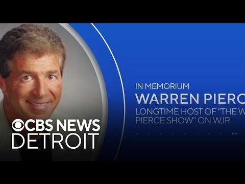 Longtime Detroit radio host Warren Pierce dies