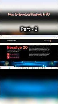 Download Davinci in Free #davinchiresolve #3dediting #editingtips