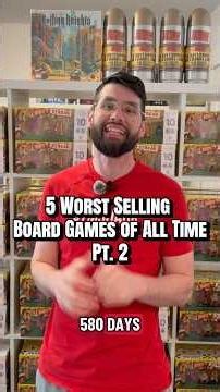 Here are 5 board games that haven’t sold in over 580 days #boardgames