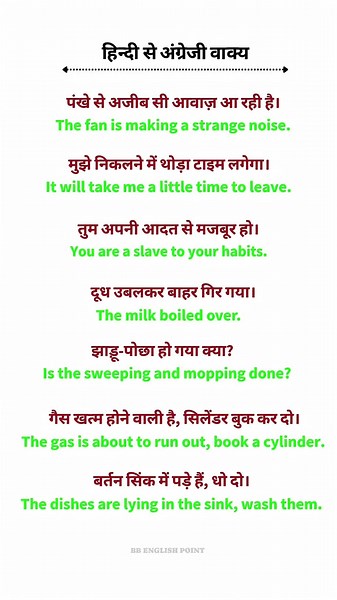 Basic English Speaking Course | Daily Use Sentences से English सीखें