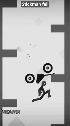 Ultimate Stickman Fall 😳 Epic Landing Fail in Slow Motion! #gaming #shorts #stickman #status