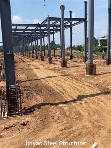 From workshop to worksite 🏗️—Jinyao Steel Structure turns precision-fabricated steel into standing frameworks! Watch our sturdy components rise, building solid foundations for your projects. Reliable, efficient, and built to last 🛡️ e 📩 DM to discuss your steel structure project Whatsapp: 8613220696950 Email:chrisli@jinyaosteel.com #SteelStructure #ManufacturingExcellence #SteelFabrication #HeavySteel #StructuralComponents #GlobalConstruction #SteelBeams #StructuralSteel #FabricationWorkshop 