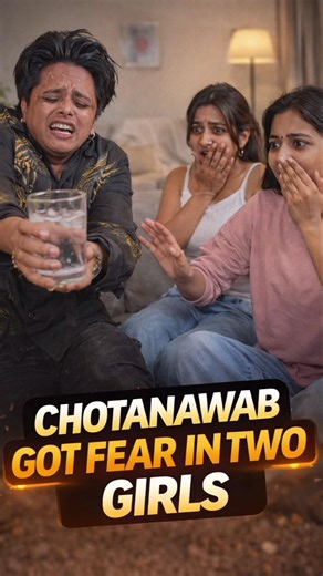 😱 CHOTANAWAB SCARED TWO GIRLS?! THEIR REACTION WILL SHOCK YOU 😳🔥 #shorts #fear