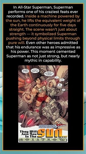 Superman Lifted the Weight of the Earth for 5 Days