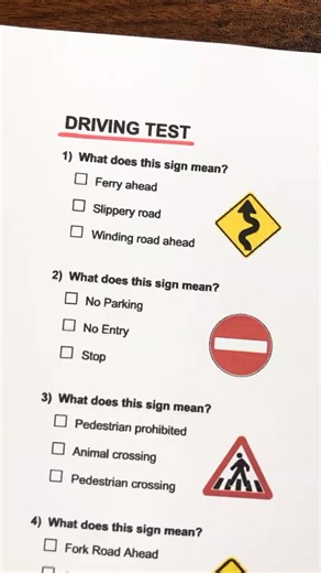 109K views · 1.6K reactions | Driving Test-Can you get 7/7? #driving #grow #quiz #sign #quiztime | WHAT WOULD You Rather | Facebook