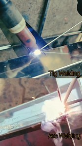 157K views · 1K reactions | Two Different types of Welding on steel. Which one is best for steel welding #welding #iron #ironwork #fabrication #myshop | My Shop | Facebook