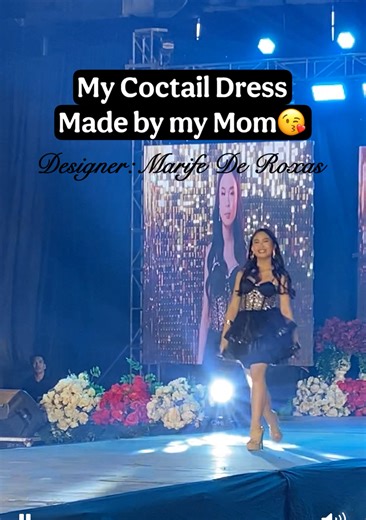 1.4K views · 18 reactions | My Cocktail Dress at Primera Klase Grand Fashion Show 2025 Designer: Our Mom Marife DeGuzman De Roxas Creative Director: Coach Abdul "Once a Primera Klase, Always and Together Primera Klase" | Maisie & Mabli - The Kuligligs' Vlogs | Facebook