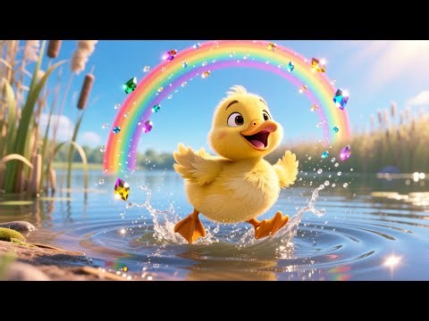 Duck Baby's Magic Lake Ride 🦆✨ | Fun Learning & Colors for Kids | Preschool Educational Video