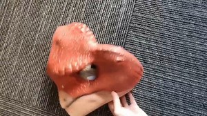 Watch Velociraptor dinosaur latex mask display on Amazon Live