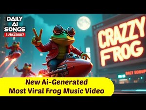 Crazy Frog | Music Video | Most Viral Frog Song | Ai Generated Song | Hilarious Song | Funny Song