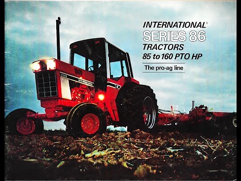 IH International Harvester Series 86 Tractors