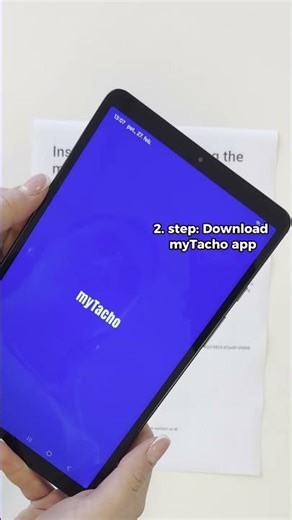 myTacho app activation - How to scan and activate your licence