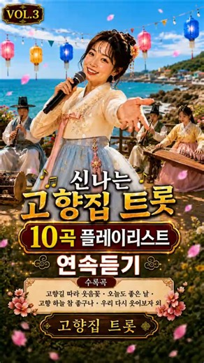 신나는 고향집 트로트 10곡 모음 VOL.3– 2. 오늘도 좋은날