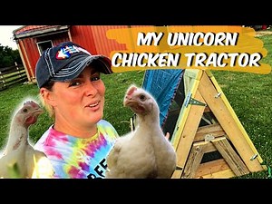 How To Build A Collapsible A Frame Chicken Tractor! Free Range Meat Chicken Tractor