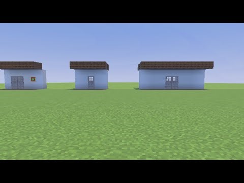 Minecraft - 2 Proximity Door Designs