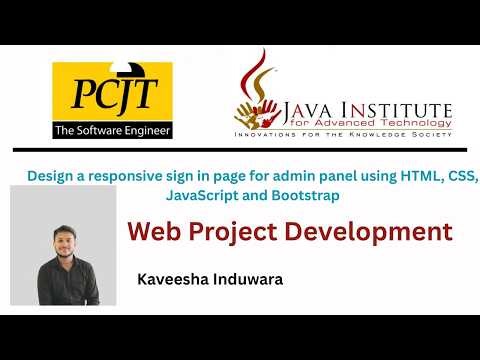 Design a responsive sign in page for admin panel using HTML, CSS, JavaScript and Bootstrap