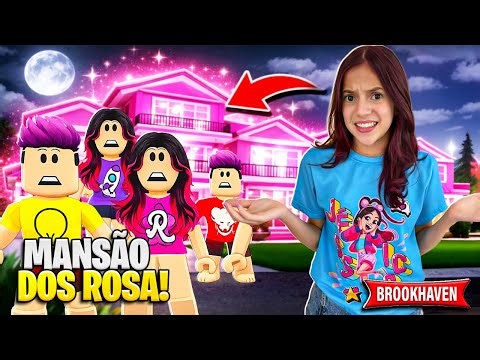 The Pink Mansion really exists in Brookhaven! (Jessica Sousa Games)