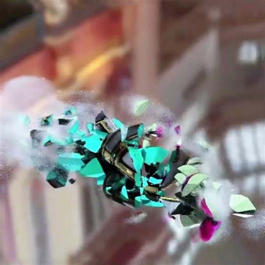 RBD and Pyro simulation in Houdini #karma #vfx #cgi #b3d #cinematic #chinesetrends