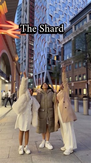 Visiting The Shard for the first time 🏙️✨ #travel #view #explore #fyp #london #tamilponnuinlondon