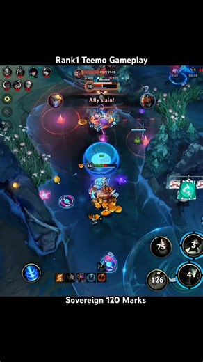 RANK 1 TEEMO GAMEPLAY #wildrift #teemo #rank1 #howtoclimb #viral #fyp
