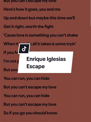 Enrique Iglesias - Escape #enriqueiglesias #escape #throwbacksongs