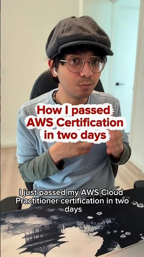 I passed the AWS Cloud Practitioner certification exam and took two days to prepare.