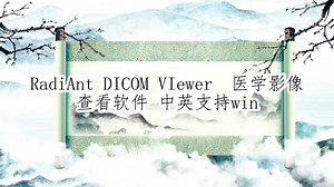 RadiAnt DICOM VIewer 医学影像查看软件 中英支持win