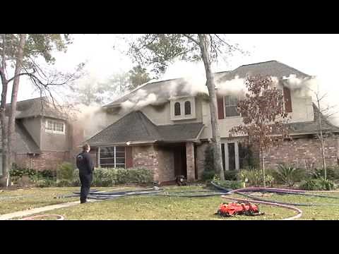 Spring Texas Residential House Fire - Klein Fire Department