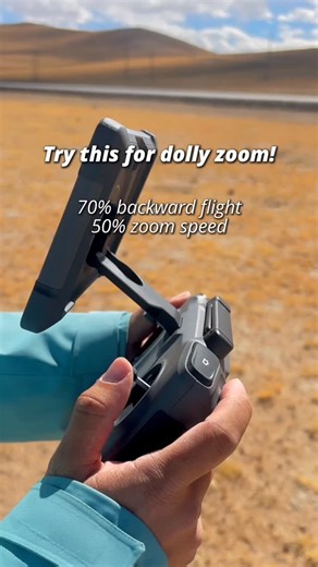 DJI | 🚁 Master the iconic dolly zoom — a shot that transforms simple movements into cinematic magic. All you need is 70% backward flight, 50%... | Instagram