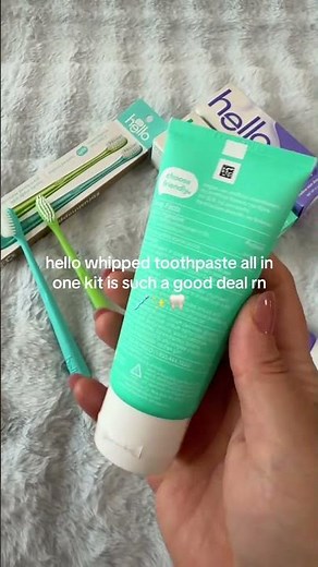 Hello whipped toothpaste all in one kit