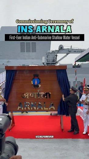 VIZAG FOREVER on Instagram: "INS Arnala (P68) is the lead ship of the new Arnala‑class Anti‑Submarine Warfare Shallow Water Craft (ASW‑SWC) built for the Indian Navy. Commissioned on 18 June 2025 at Visakhapatnam under the Eastern Naval Command, it is the first of 16 vessels designed indigenously to strengthen coastal defence . . . Do follow @vizagforever for more content. Thank you for supporting our page 🤝🏻 -HARRY- . . . #vizag #visakhapatnam #insarnala #arnalaship #indiannavy #navy #indiana