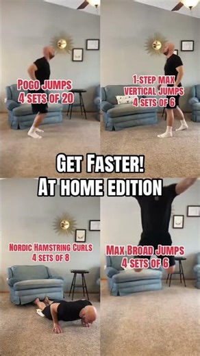 How To Get Faster At Home!