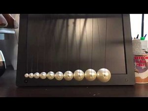 Newtons Cradle with Tapered Mass