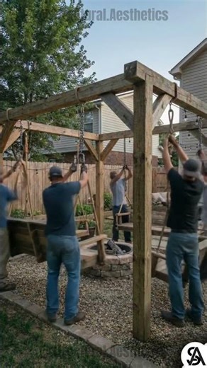 This Backyard Transformation is INSANE #beforeandafter #diy #firepit