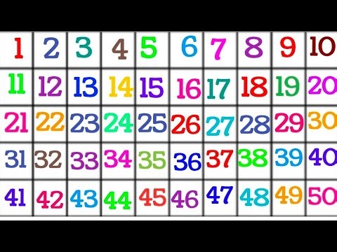 Count Number 1 to 50, learn counting 1 to 50, 1 se 50 tak ginti, numbers@khanrukhsar8167